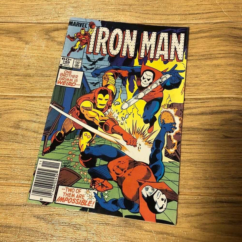 IRON MAN #188 VOL. 1 HIGH GRADE 1ST APP MARVEL COMIC BOOK, Nov. 1984